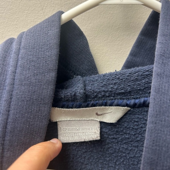 Vintage Nike Blue Pullover Hoodie - Picture 4 of 5